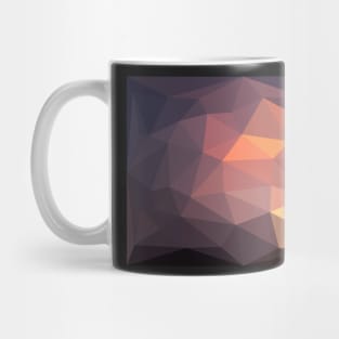 Fire and Ice Triangle Pattern Mug